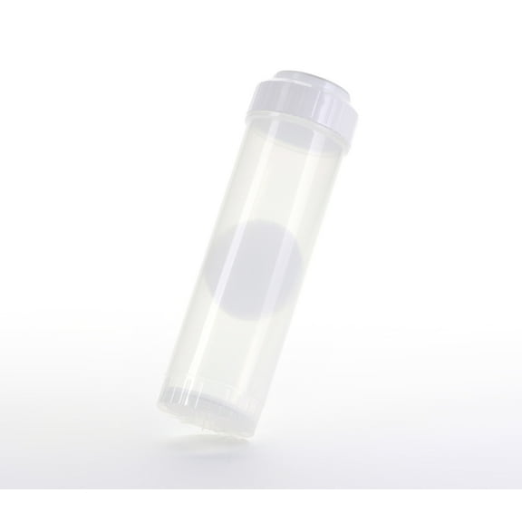 Hydronix EC-2510C Clear Empty Standard Size Water Filter Cartridge, Durable Construction Universal Pre/Post Use 2.5 x 10