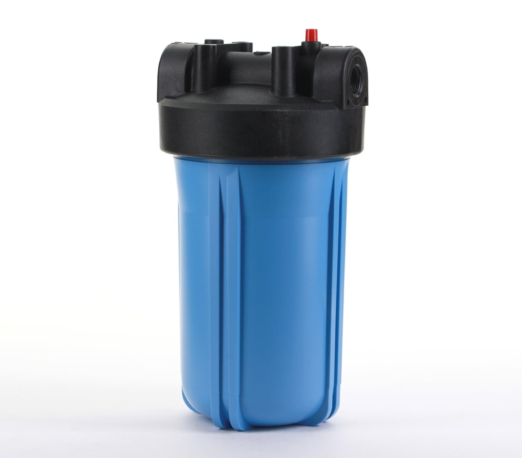 Hydronix HF45-10BLBK34PR Water Filter Housing NSF listed 10" - 3/4" Ports w/ PR