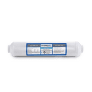 Hydronix ICF-2512 Inline Reverse Osmosis Post Fridge And Ice Coconut Gac Water Filter 2 5 X 12 3500 Gal 1 4 Npt Ports Hydronix ICF-2512 Inline Reverse Osmosis Post Fridge And Ice Coconut Gac Water Filter 2 5 X 12 3500 Gal 1 4 Npt Ports