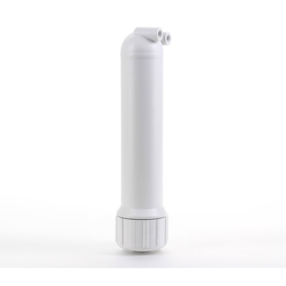 Hydronix MH03-1812WH Reverse Osmosis Membrane Housing for 30, 50, 75, 100, 125 GPD 12" membranes - White, 1/8" NPT Ports