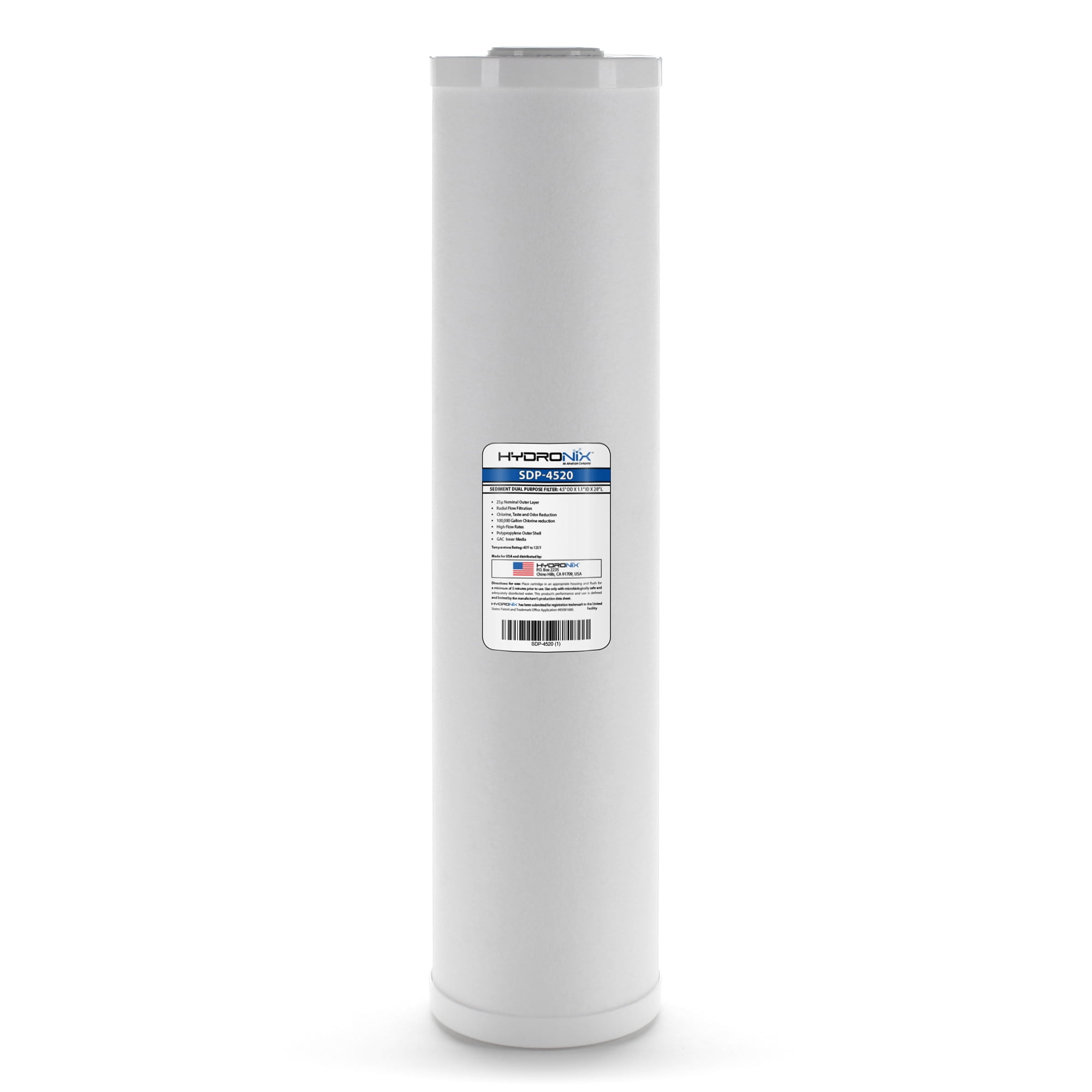 Hydronix Radial Flow Carbon Filter - 4.5" x 20" Compatible to RFC20-BB