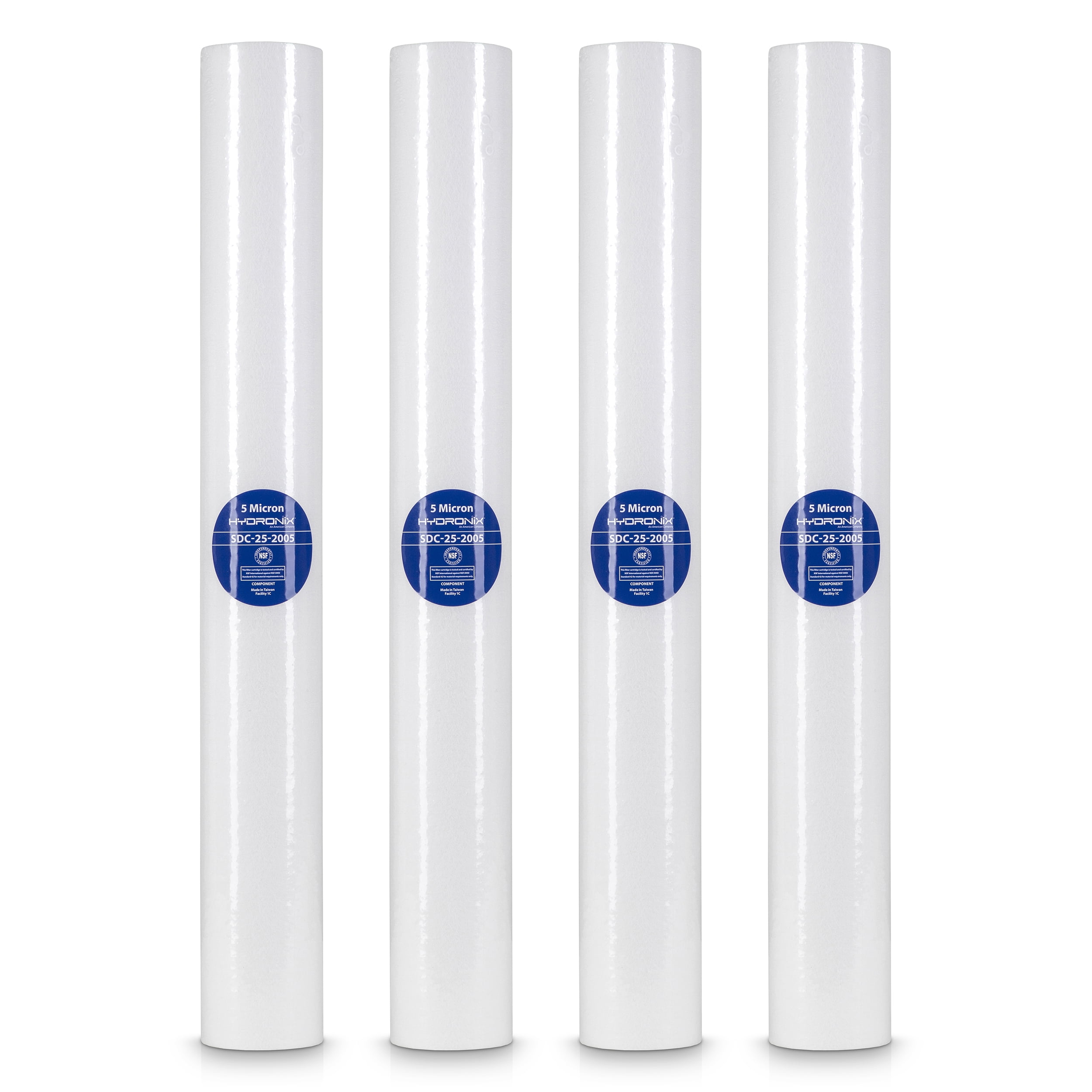 Hydronix SDC-25-2005 Whole House, RO Systems or Commercial Use Sediment Water Filter Cartridge 2.5" x 20" - 5 micron
