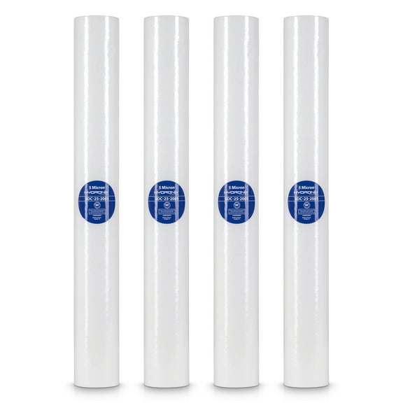 Hydronix SDC-25-2005 Whole House, RO Systems or Commercial Use Sediment Water Filter Cartridge 2.5" x 20" - 5 micron