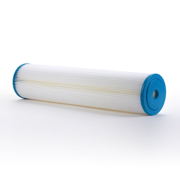 Hydronix SPC-45-2005 Pleated Water Filter Whole House Commercial Industrial Washable and Reusable, 4.5" x 20" - 5 micron