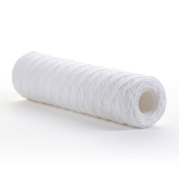 Hydronix SWC-25-1010 Universal Whole House String Wound Sediment Water Filter Cartridge 2.5" x 10" - 10 micron