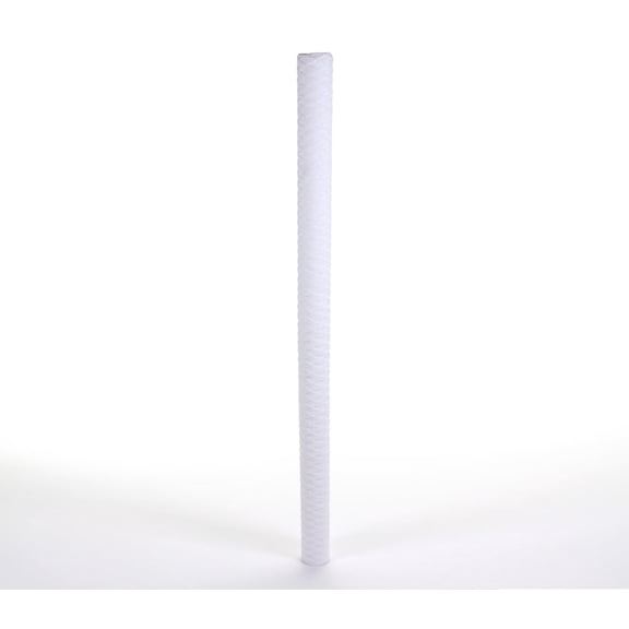 Hydronix SWC-25-40100 Universal NSF String Wound Sediment Water Filter Cartridge 2.5" x 40" - 100 micron