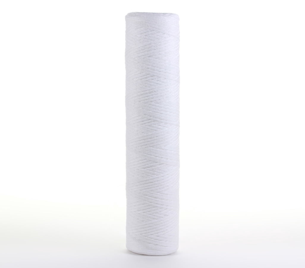 Hydronix SWC-45-2050 String Wound Water Filter Cartridge for Whole House, Wells or Commercial 4.5" x 20" - 50 micron