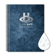 Hydronote Waterproof Side Spiral Notebook, Universal Page Pattern 11 x 8.75 x 0.5 (Hydro-Blue)