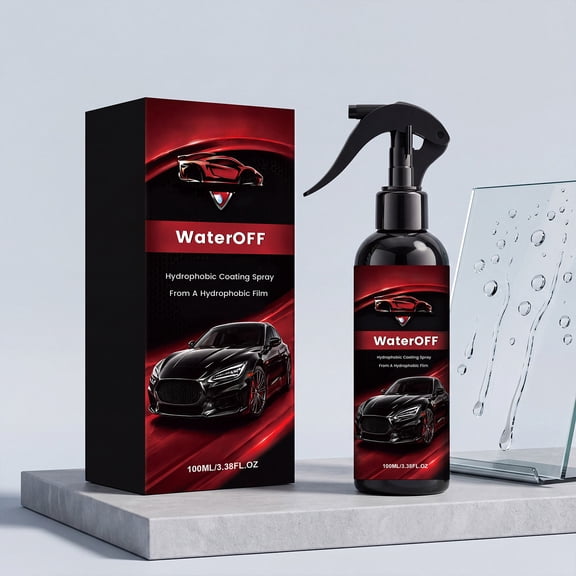 Hydrophobic Coating Spray 100ml Car Paint Windshield Water Repellent Gloss