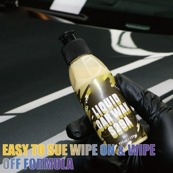 Hydrophobic Liquid Car Wax - Paint Protection Polish, Water Repellent Sealant for Long Lasting Shine & UV Resistance, Easy Application Auto Detailing Spray
