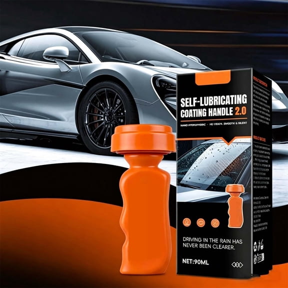 Hydrophobic Windshield Water Repellent, Rain Repellent Glass Coating for Car Windows with Built-in Applicator, Long-lasting Protection for Clear Driving in Wet Weather
