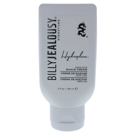 Hydroplane Super-Slick Shave Cream by Billy Jealousy for Men - 3 oz Shave Cream