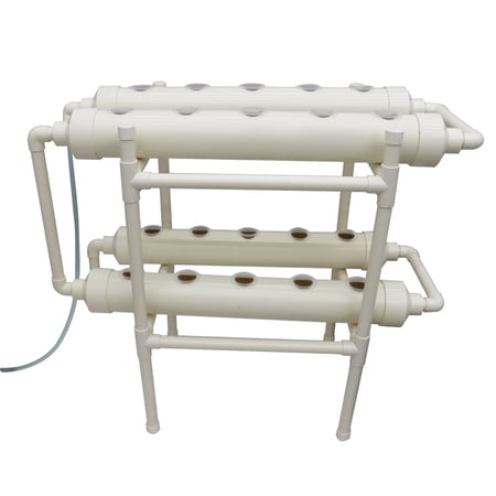 Hydroponic Gardening Planting System 20 Plant Website Growth Kit with Two Layers and Four Tubes