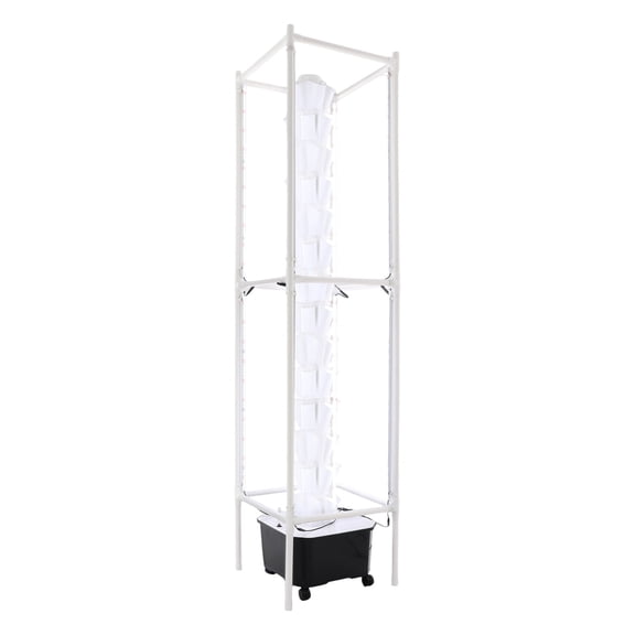 Hydroponic Grow Tower, Hydroponic Gardening Tower With Lights and Wheels, Vertical Hydroponic Growing Kit for Homes, Commercial Spaces, Botanical Gardens, and More