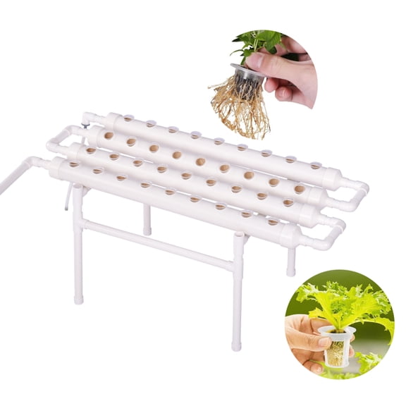3-Tier Hydroponic Growing System Indoor Garden Kit - 36/90/108 Pod Soilless Planter s with Water Pump for Vegetables Fruits Herbs