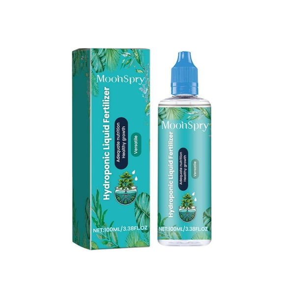 Hydroponic Liquid Fertilizer Plant Nutrient Solution For Healthy Growth Of Flowers Potted Plants Lawns Concentrated Formula 100Ml Bottle