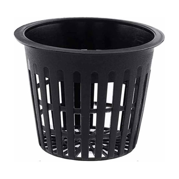 Hydroponic Net Pots Slotted Mesh Net Cups for Deep Water Culture DWC Systems Durable Plastic 2 in