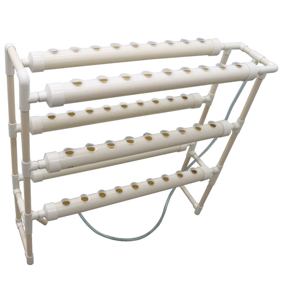 Hydroponic Pipeline Vegetable Grow Machine 54 Plant Site Grow Kit Vegetable Fruit Planter 3 Layers 6 Pipes with 110V Water Pump