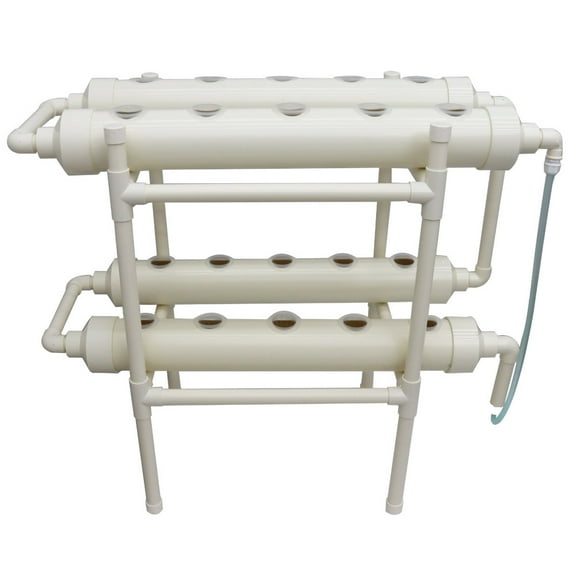 Hydroponic Pipeline Vegetable Grow Machine Plant Growing System 20 Sites Gardening Grow 2 Layers 4 Pipes with 110V Water Pump
