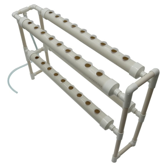 Hydroponic Pipeline Vegetable Grow Machine Plant Growing System 36 Sites Gardening Grow 2 Layers 4 Pipes with 110V Water Pump