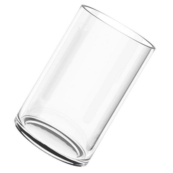 Raindrops Clear Glass Vase for Flower Arrangement and Decoration Simple Cylinder Design Tall Vase