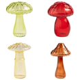 thumbnail image 1 of Hydroponic Plant Vases, Nordic Style Mushroom Glass Bud Vases Mushroom Flower Vases Office Living Room, 1 of 8