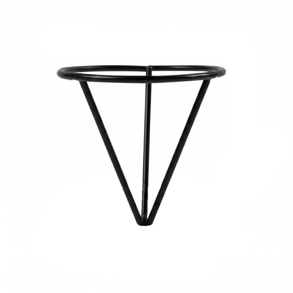 Hydroponic Seed Stand, Triangular Sturdy Metal Rack, 1 Pack Black Matte Holder, for Germination Kit Propagation Station Indoor Plant Herb Seedling Growth Display Organization