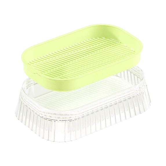 Hydroponic Sprouting Tray Seed Starter Kit, Transparent Seed Germination Tray with Multi Cell Insert Soil Free Growing System, Microgreens Sprouter Tray for Kitchen Counter Indoor Gardening