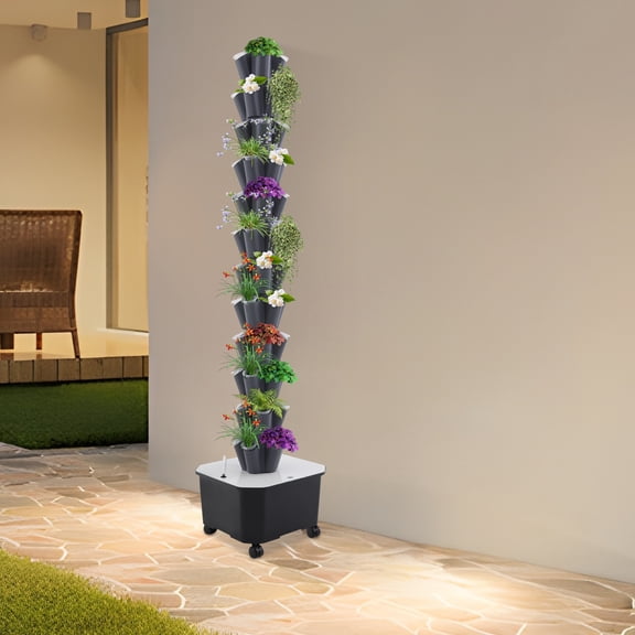 Hydroponic Tower, Garden Hydroponic Growing Kit, Hydroponic Grow Tower