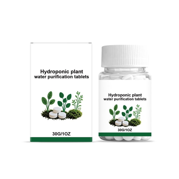 Hydroponic Water Purification Tablets For Plant Growth And Health 1 Count