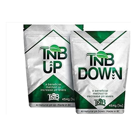 Hydroponic pH Up & Down Kit - 1lb (454g) Each - Natural pH Adjusters for Nutrient Solutions - Plant Growth & Garden Essentials - Liquid Fertilizer Balance