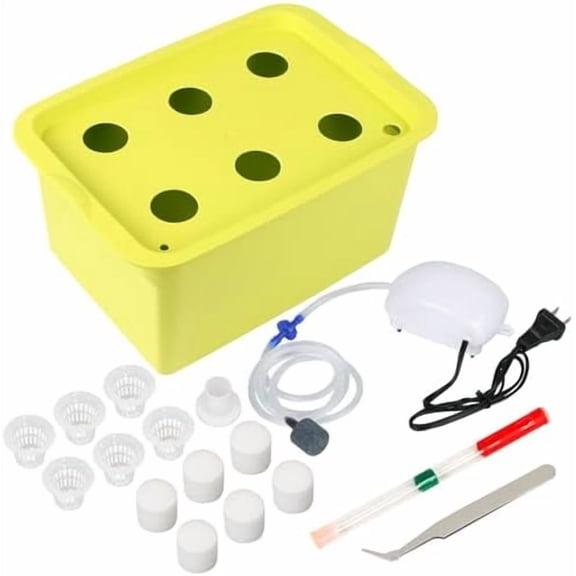 Hydroponics Grower Kit Hydroponic SystemSelf Watering Indoor Hydroponics Tools DIY Planting Container Include Aquarium Air Pump Buoy Planting Box