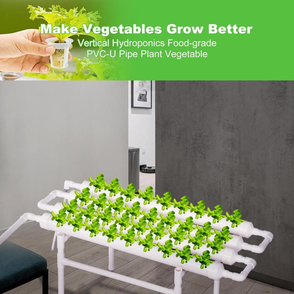 Hydroponics Growing System 36 Plant Sites, 1 Layers Grade PVC-U Pipes ...