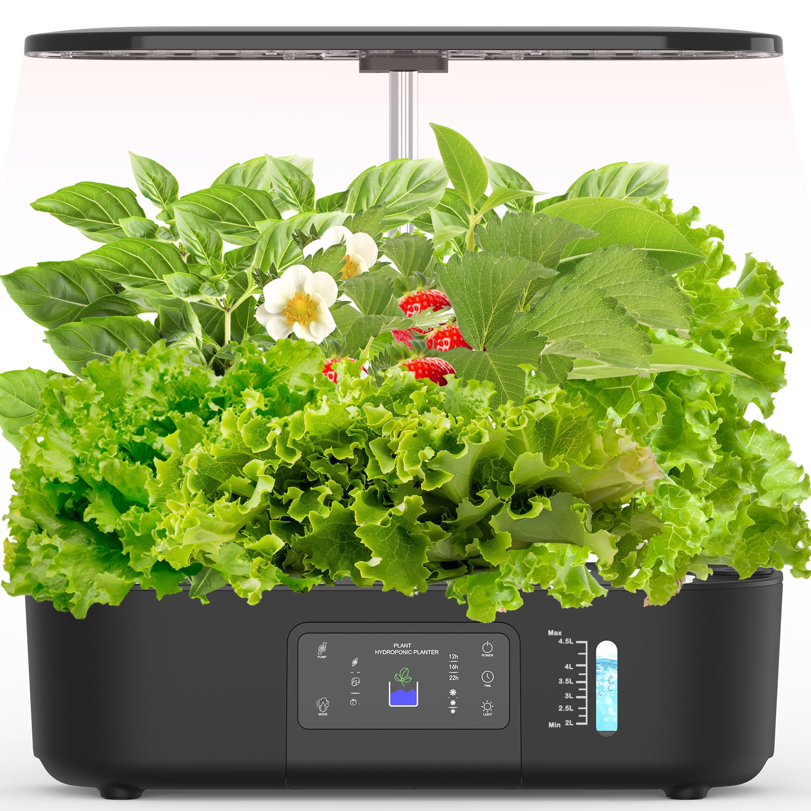 Hydroponics Growing System,bhtnyoo-13 Pods Indoor Herbs Garden 