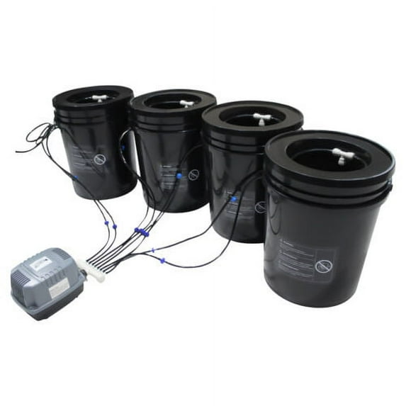 Hydroponics Growing System Recirculating Drip Garden Cultivation 5-Gallon 4 Buck