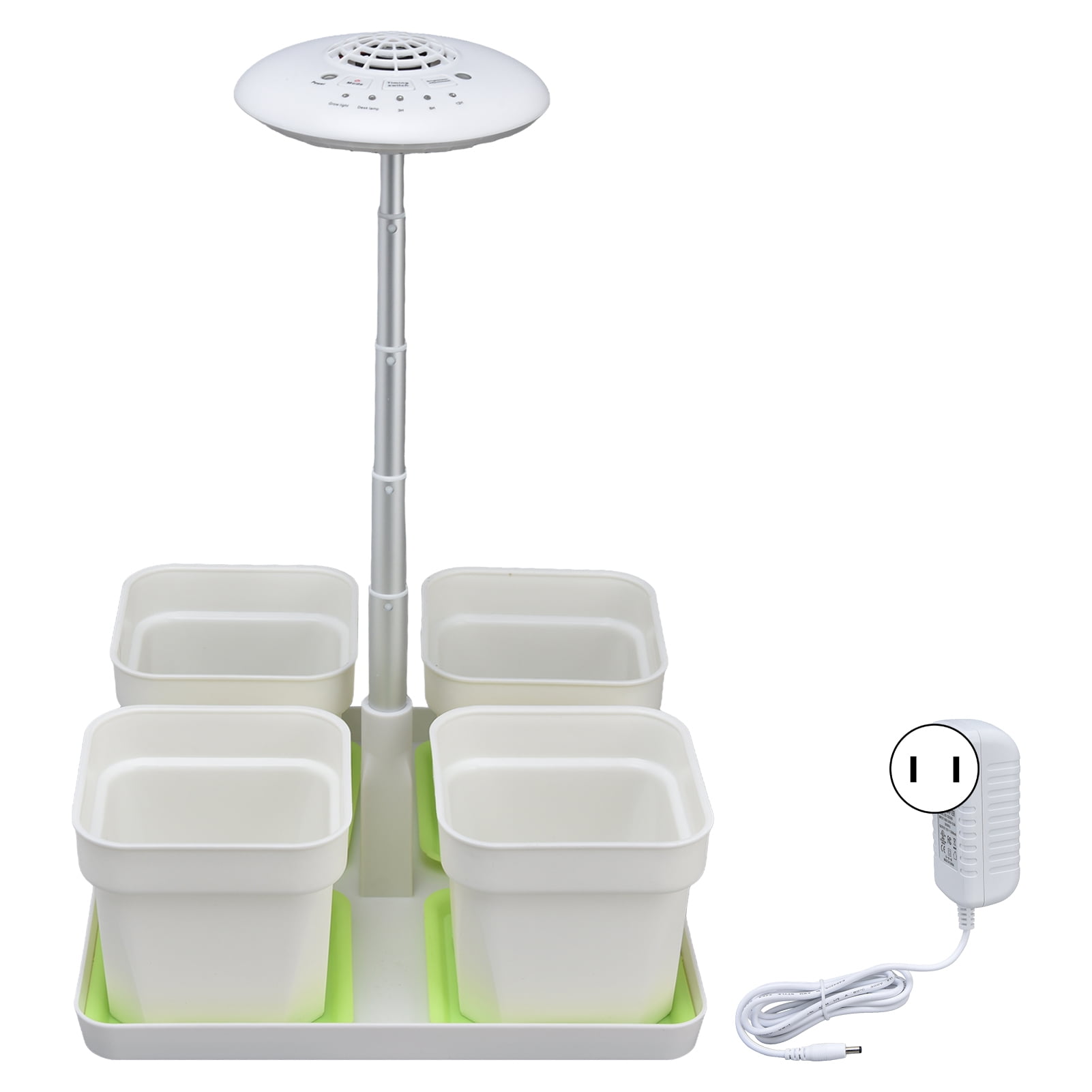 Hydroponics Plant Growing System Intelligent Indoor Garden Planter Kit with 20W LED 110?240VUS Plug Bienvenido