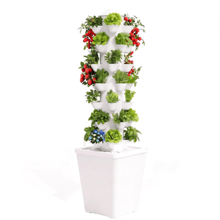 Hydroponics Tower Indoor Growing System,35-Pod Vertical Garden,Auto Timer,Herb Garden,Gift for Gardening Enthusiast