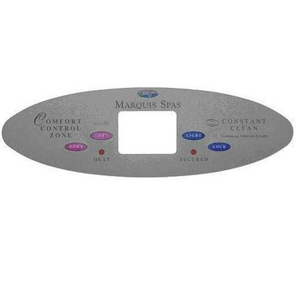 Hydroquip 95-96 Lexan Marquis Control Panel Overlay