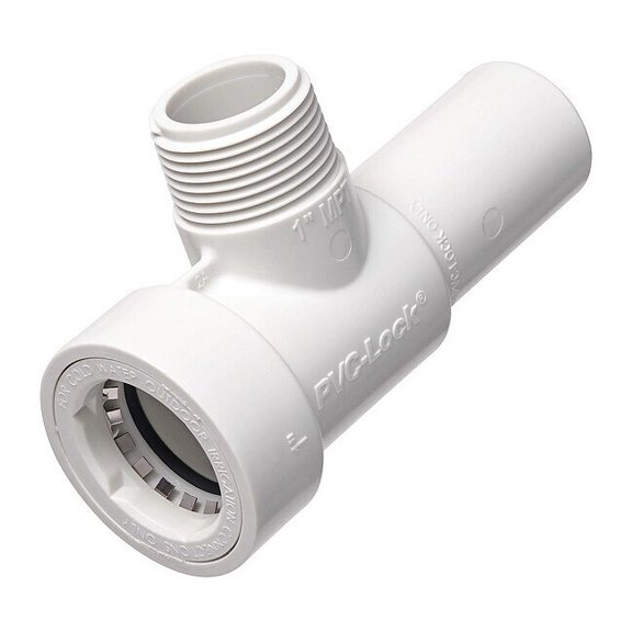 Manifold Tee,1" SPG x 1" SOC x 1" MPT 08685