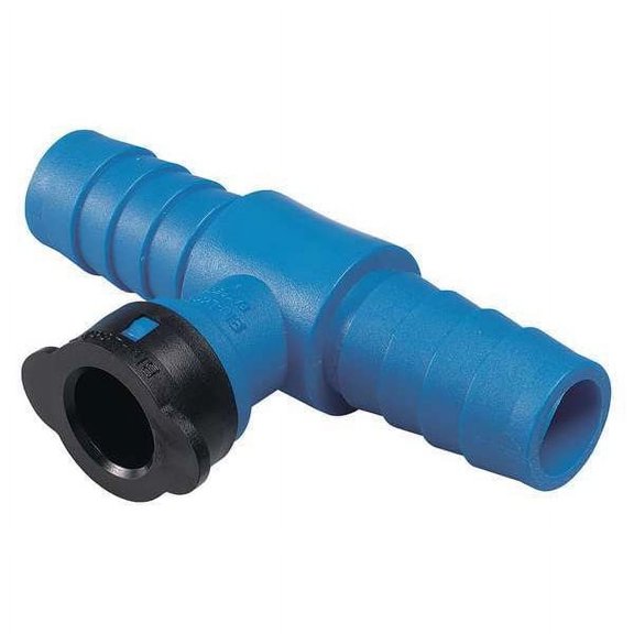 Hydrorain Tee,1 in. Insert x 1/2 in. Tube,150 psi 37904