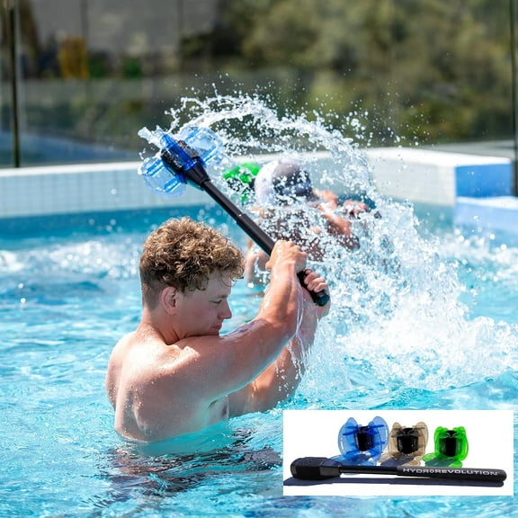 Hydrorevolution Pool Swing Trainer | Functional Aquatic Tool for Increasing Swing Power and Speed | Core Development Trainer | Increase Forearm Strength | Ideal for Golf & Baseball Power Development