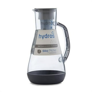 Hydros 40oz. Glass Slim Water Pitcher - The Tea Lab