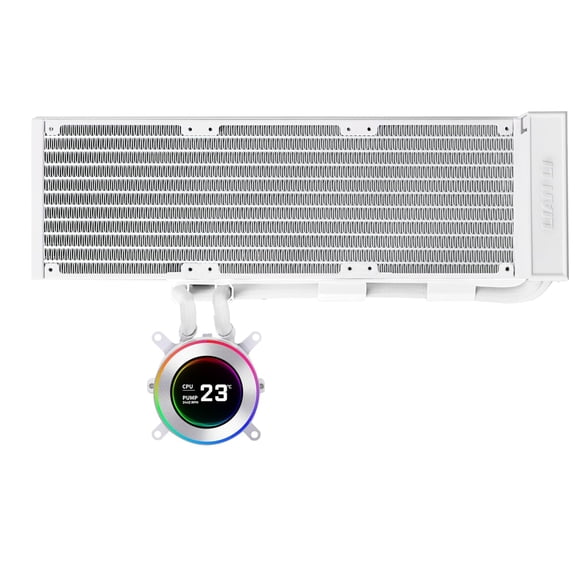 Hydroshift II-C 360 Liquid CPU Cooler - Flexible Slide-Tube Clamp Coolant Pathway - 2.1 IPS LCD Screen - 3 Control Mode - Fits Most PC Fans - LGA 1851/1700, AMD AM5/AM4 - Black (HS2LCD36W)