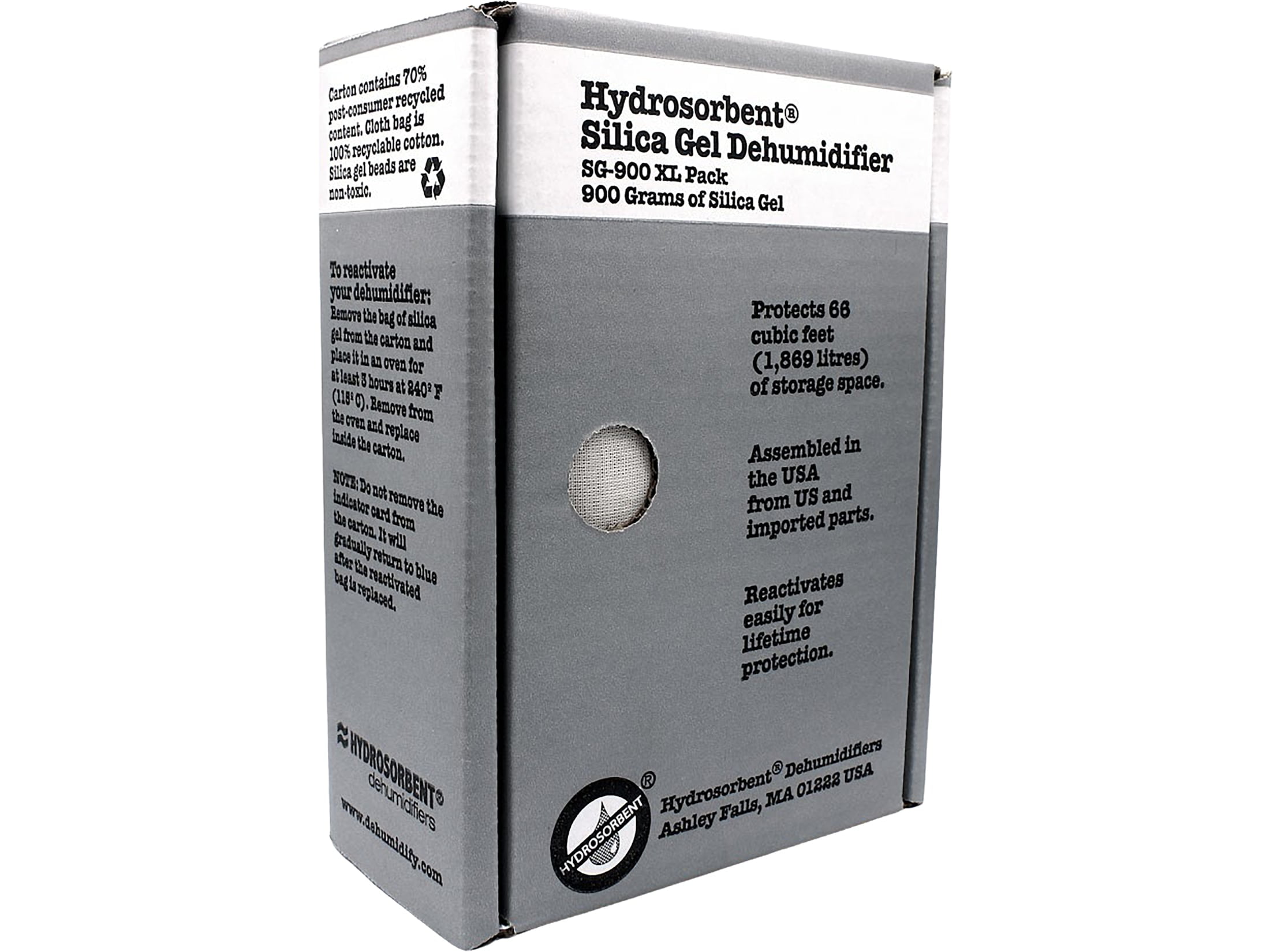 Hydrosorbent Silica Desiccant Dehumidifier 900 Gram Box