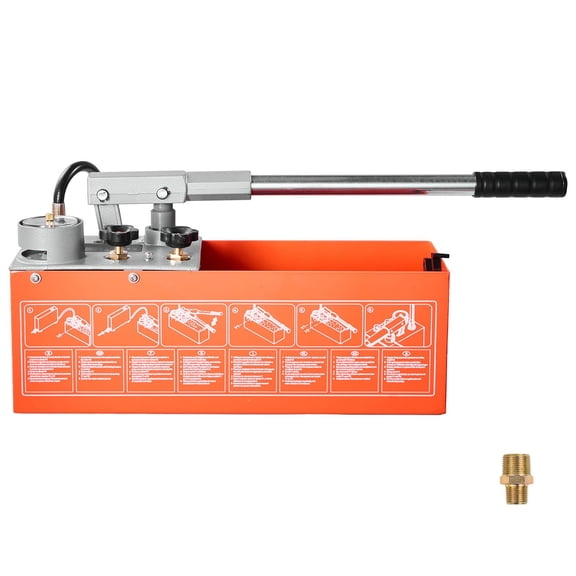 Hydrostatic Test Pump 3 Gallon Manual Water Pressure Tester Dual