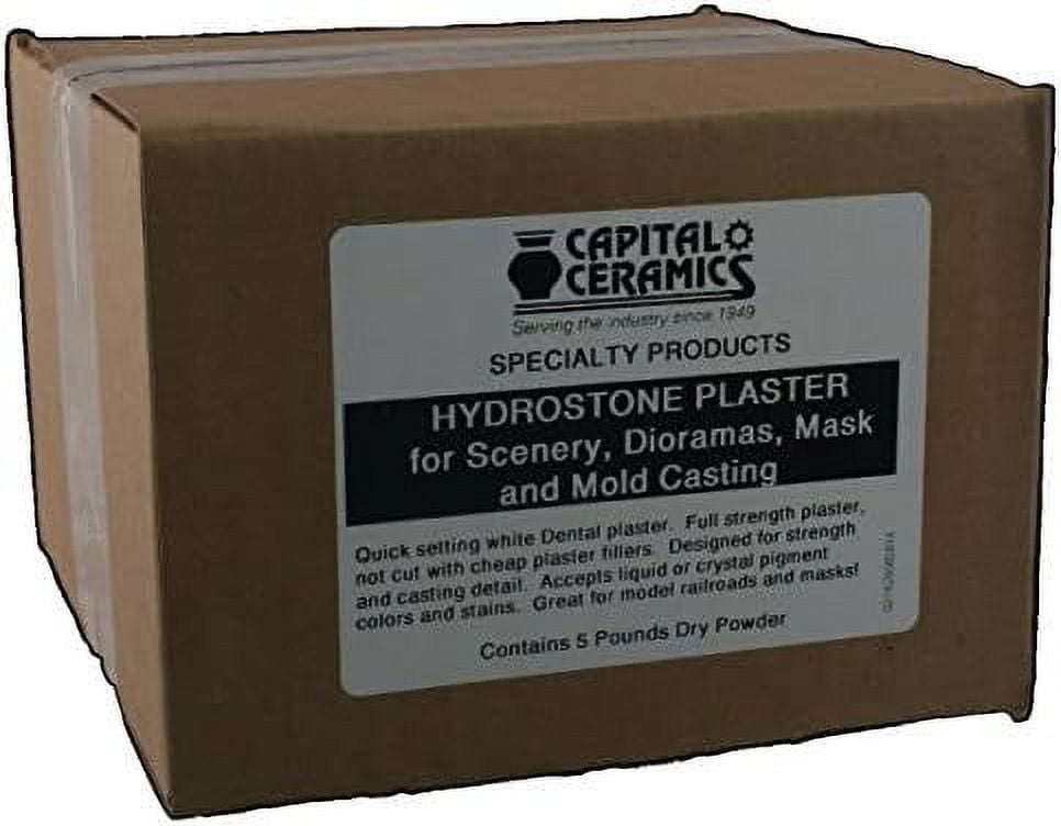Hydrostone Plaster For Scenery, Dioramas, Dentistry And Mold Casting