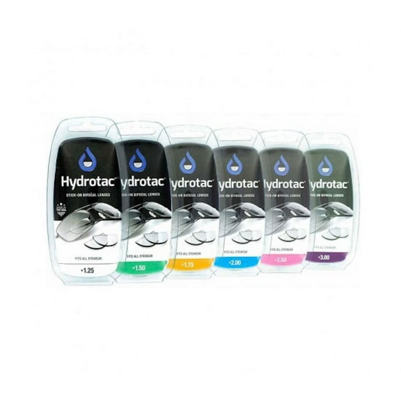 Hydrotac Stick-On Bifocal Reading Lenses- 1.75