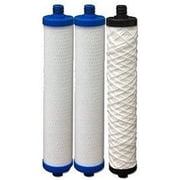 Hydrotech 41400008/41400009 Replacement Reverse Osmosis Water Filter Cartridge Set 2