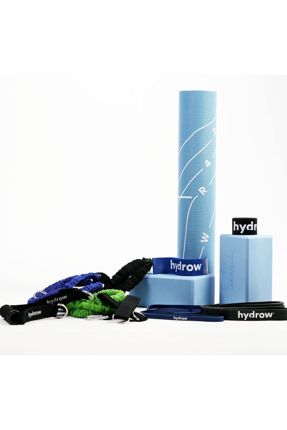 On The Mat Workout Kit - Includes Workout Mat, Yoga Blocks and Resistance Bands - Exercise Equipment for Yoga, Pilates, and Strength and Conditioning Workouts