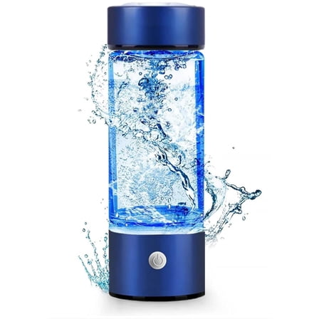 Hydrowave Hydrogen Water Bottle - 420ML Hydrowave Water Bottle,14OZ Portable Hydrowave Hydrogen Water Bottle Generator,6000+PPB, Hydrogen Water Ionizer Machine Rechargeable for Home Travel